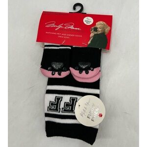 MARILYN MONROE MATCHING OWNER AND PET SOCKS FOR SMALL DOGS CREW SOCKS OSFM